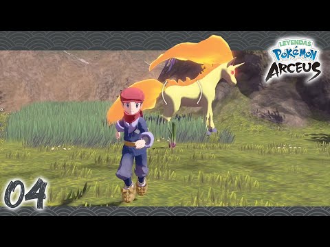 Pokémon Legends Arceus Ep.4 - UN POKÉMON GIGANTE ME ATACA!!