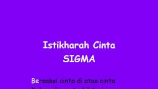 Download lagu karaoke istighoroh cinta- sigma mp3
