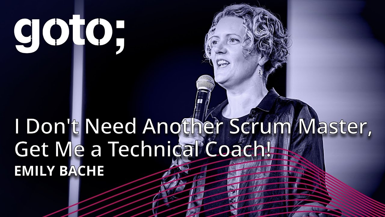 I Don't Need Another Scrum Master, Get Me a Technical Coach!