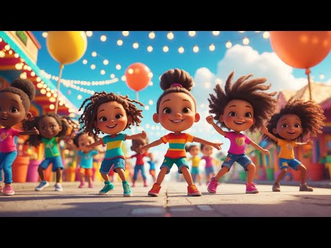 Kids Dance Party Song | Fun Animated Characters | Let's Dance Together!