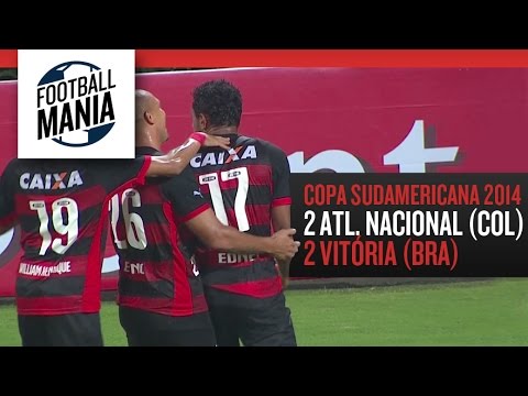 Atlético Nacional (COL) 2-2 Vitória (BRA) - Copa Sudamericana 2014 - Round of 16 (leg 1)