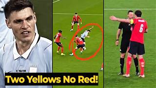 Download lagu Maguire ANGRY as Ugarte received TWO yellows and he was NOT sent off against England mp3