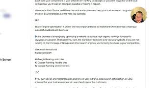 Upwork Profile Optimization: SEO Specialist