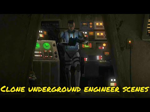 All Clone underground engineer scenes - The Bad Batch