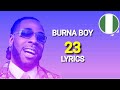 Burna boy 23 Lyrics