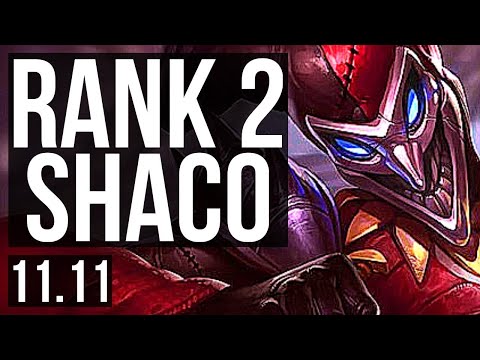 SHACO vs ZAC (JUNGLE) | Rank 2 Shaco, 9/1/10 | NA Challenger | v11.11
