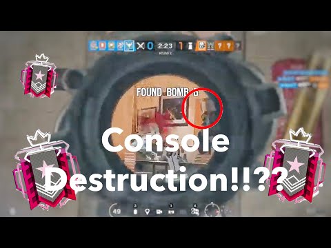 What A High Sensitivity Console Champion Looks Like - R6 Ranked Highlights