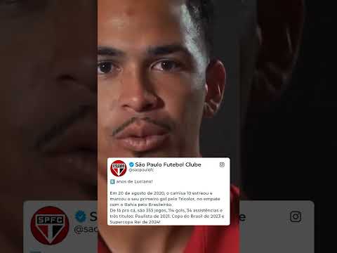 MAIS UM ANO DE LUCIANO NO SÃO PAULO! #shorts