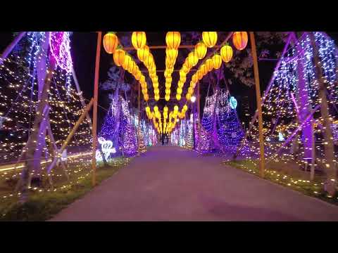 4K Taipei, Taiwan Lantern Festival Walking Tour 2023 臺灣燈會