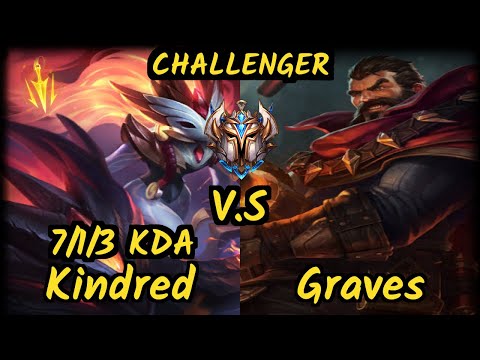 SKT T1 Clid (KINDRED) vs GRAVES - 7/1/3 KDA JUNGLE CHALLENGER GAMEPLAY - KR