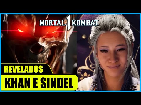 KHAN E SINDEL Revelados - Mortal Kombat 1 - Governantes da Exoterra