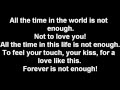 Eric Dill - Forever Is Not Enough w/Lyrics 