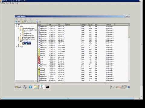 How to setup and configure DNS Event logging in a Windows 2008 DNS server