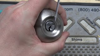(432) Dexter Door Knob Single Pin Picked & Gutted