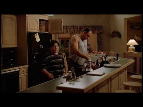 The Sopranos Episode 7 Tony & AJ Soprano Share Make Ice Cream Sundaes