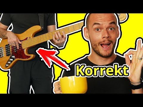 5 SAITER Bass RICHTIG greifen