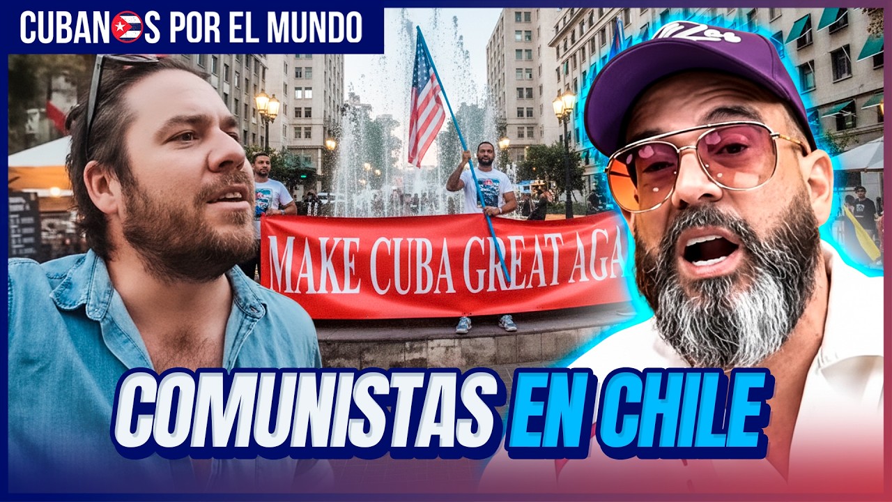Los comunistas chilenos se aparecieron donde los cubanos libres celebraban a Kast — y esto pasó