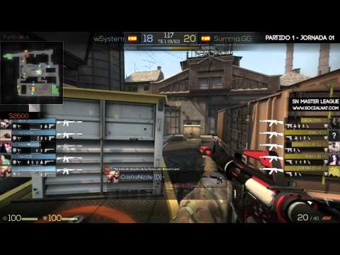 SN Master League | wSystem vs SuMMaGG y Epsilon vs OverGaming | Jornada 1 CSGO