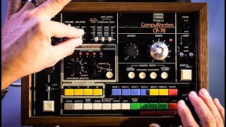 Video thumbnail for Roland CR-78 Vintage Drum Machine In Action by Doctor Mix
