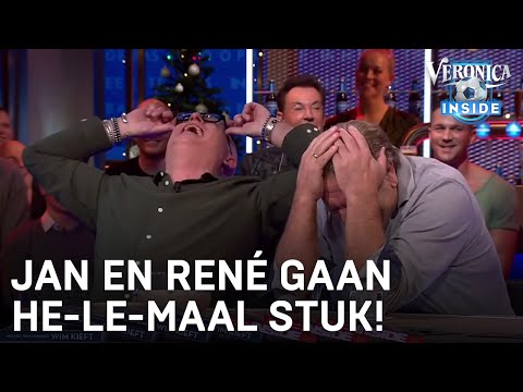Jan en René gaan he-le-maal stuk om hilarische Gerard | VERONICA INSIDE