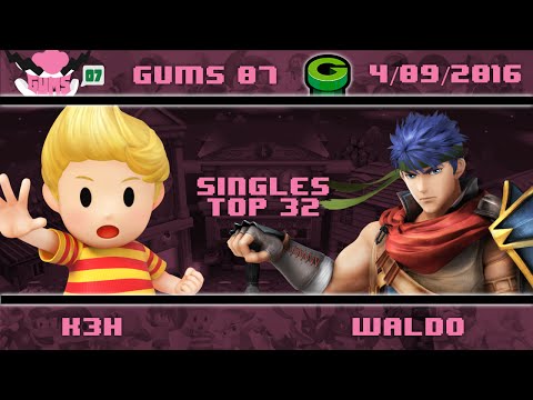 GUMS07 Singles (Top 32) - Waldo (Ike) vs K3H (Lucas)