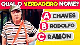VOCÊ REALMENTE CONHECE O CHAVES?  | Teste Seus Conhecimentos | Quiz Chaves