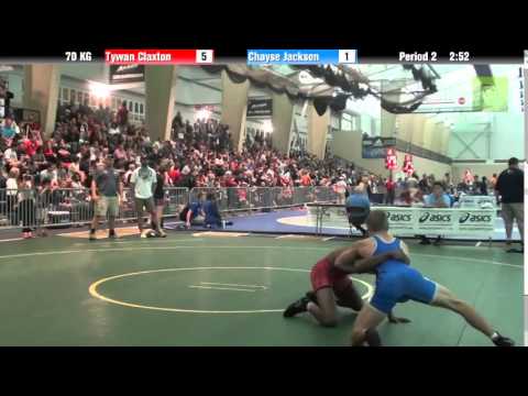 Men`s Freestyle 70 KG Tywan Claxton vs. Chayse Jackson