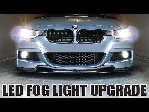 BMW F30 LED FOG LIGHT UPGRADE • INSTALLATION AND CODING