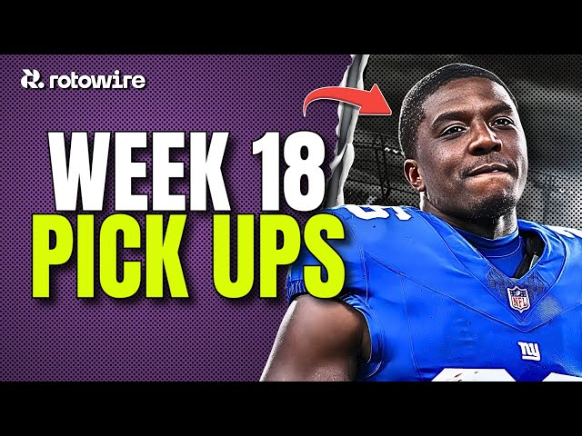 Week 18 Early Fantasy Football Waiver Wire Adds