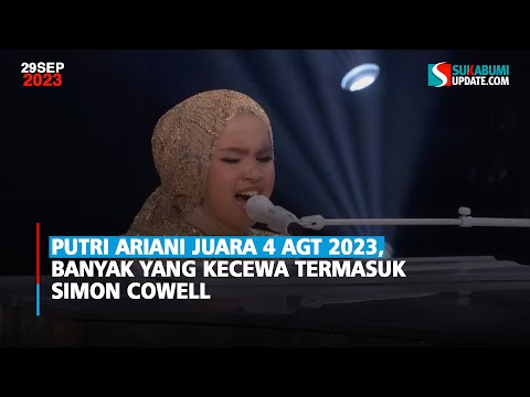 Putri Ariani Juara 4 AGT 2023, Banyak yang Kecewa Termasuk Simon Cowell