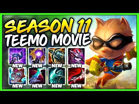 TESTING EVERY SINGLE NEW SEASON 11 BUILD (TEEMO THE MOVIE) - League of Legends