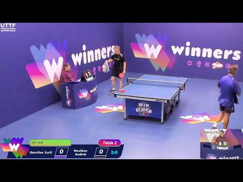WINners CUP table 2  04.09 Gavrilov Iurii - Novikov Andrei  16:30