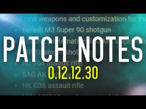 First Look at Tarkov Patch Notes (0.12.12.30)