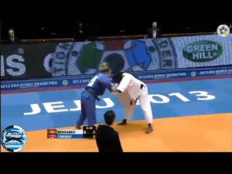 Judo Grand Prix Jeju 2013 Bronze -70kg BERNABEU Maria (ESP) - CONWAY Sally (GBR)
