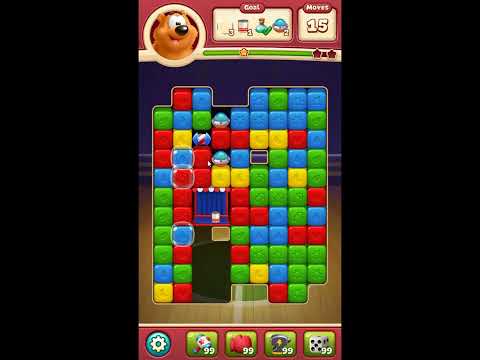 Toon Blast Level 6858 - NO BOOSTERS 🐻🐺🐱 | SKILLGAMING ✔️