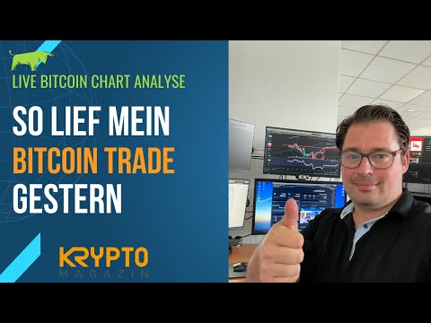 SO LIEF MEIN BITCOIN TRADE GESTERN [SCHRITT FÜR SCHRITT]