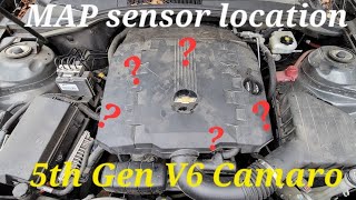 5th Gen. 2014 V6 Camaro MAP sensor location and replacement.