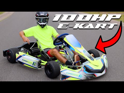 Building a 100HP Electric GoKart!! // INSANE 72V Surron E-Kart RIPS