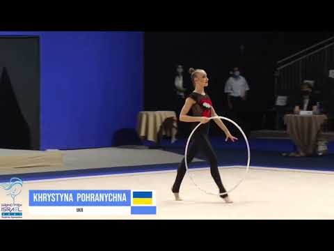 Khrystyna Pohranychna (UKR) Hoop - GP Israel 2021, Tel Aviv
