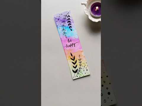 Let's make a bookmark using sketch pens #art #creative