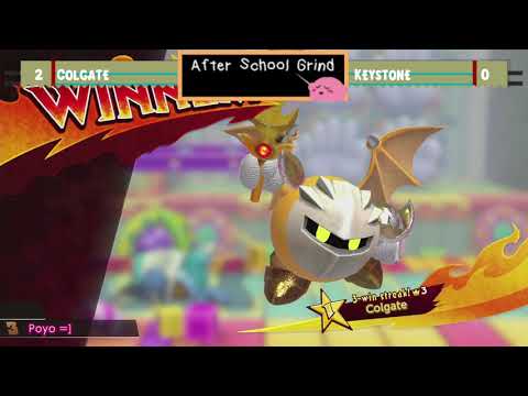 Colgate (Meta Knight) vs Keystone (Magolor) - Kirby Fighters 2 - ASG3 Loser's Quarters