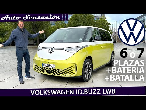 Prueba Volkswagen ID BUZZ 7 plazas . + Batalla , + Baterría y hasta 7 Plazas reales.