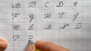 Ecrire l’alphabet français : Majuscule en maternelle cp ce1 ce2