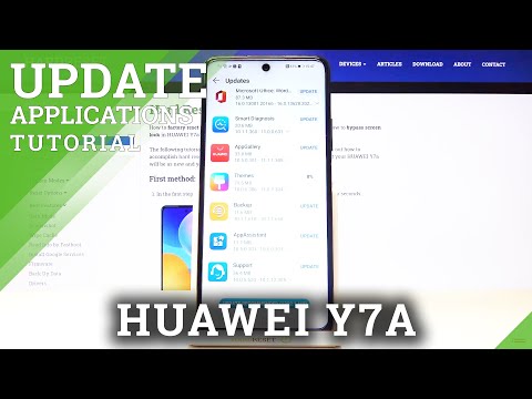 How to Update Apps in HUAWEI Y7a – Find Newest Apps Versions