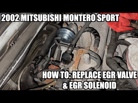 How To: Replace EGR Valve & EGR Solenoid on a 2002 Mitsubishi Montero Sport