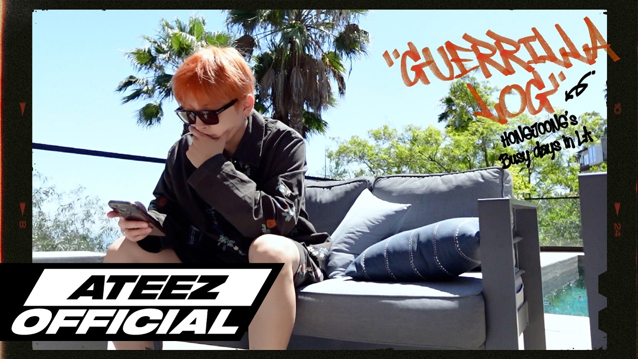 [Guerrilla Log] HONGJOONG's busy days in LA ☀️ | LA 브이로그 | ATEEZ(에이티즈) #홍중