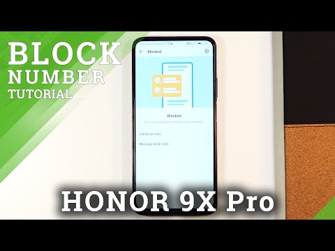 How to Block Number in HUAWEI Honor 9x Pro – Create Blacklist