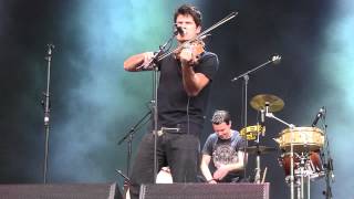 Seth Lakeman (&amp; his brilliant drummer) - Blood Upon Copper (live) - Eden Sessions, 1 July 2012