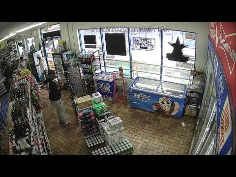 caught on camera stealing wine