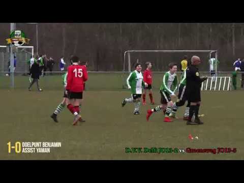 2018-03-24 DVV Delft JO13-2 vs Groeneweg JO13-5 5-1